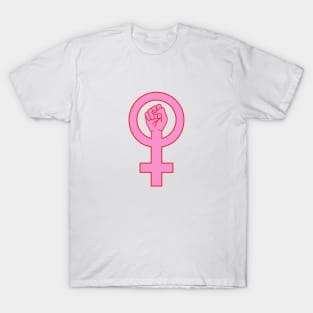 Female symbol with hand T-Shirt